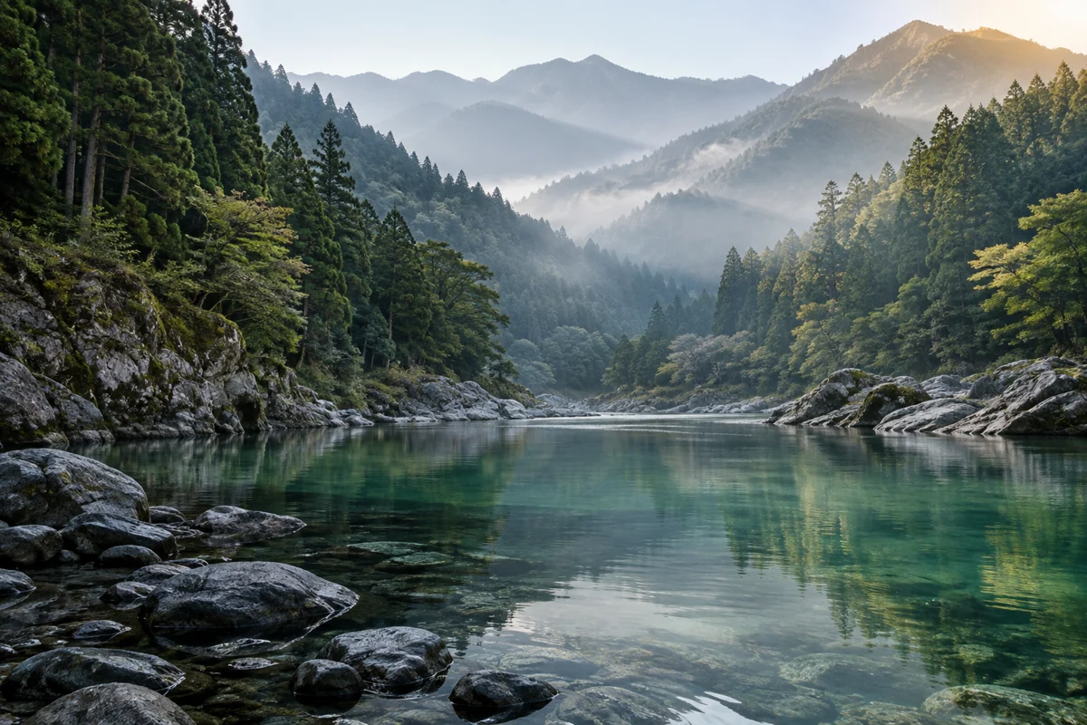 河谷与水面